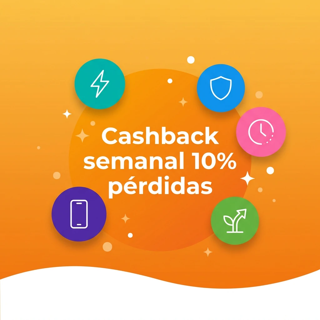 Cashback semanal 10% pérdidas